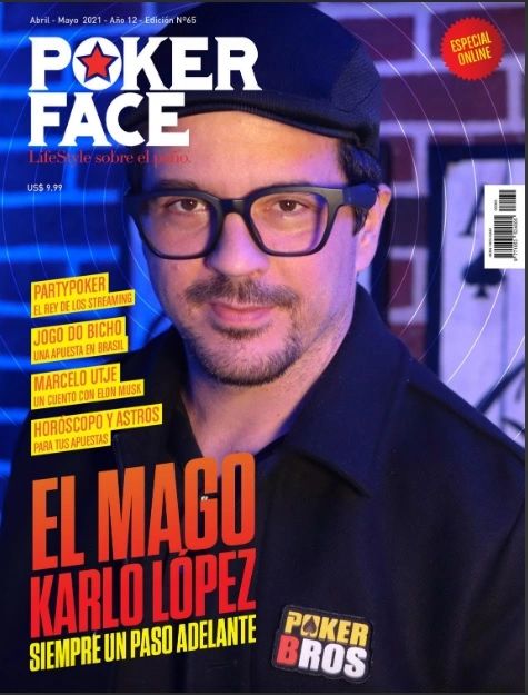 Karlo López le pone magia a la portada de PokerFace