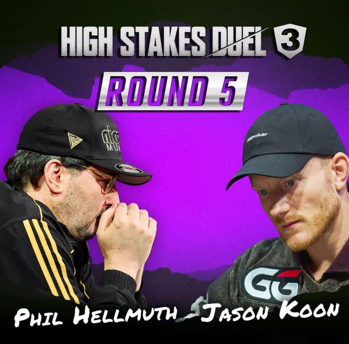 Jason Koon se enfrentará a Phil Hellmuth en la 5ta ronda del High Stakes Duel 3