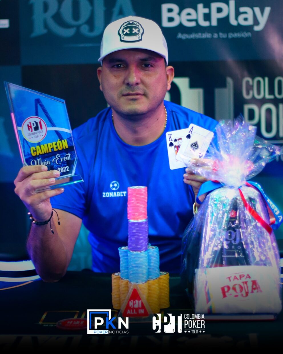 Giraldo se coronó como campeón de la última parada de la temporada en el CPT