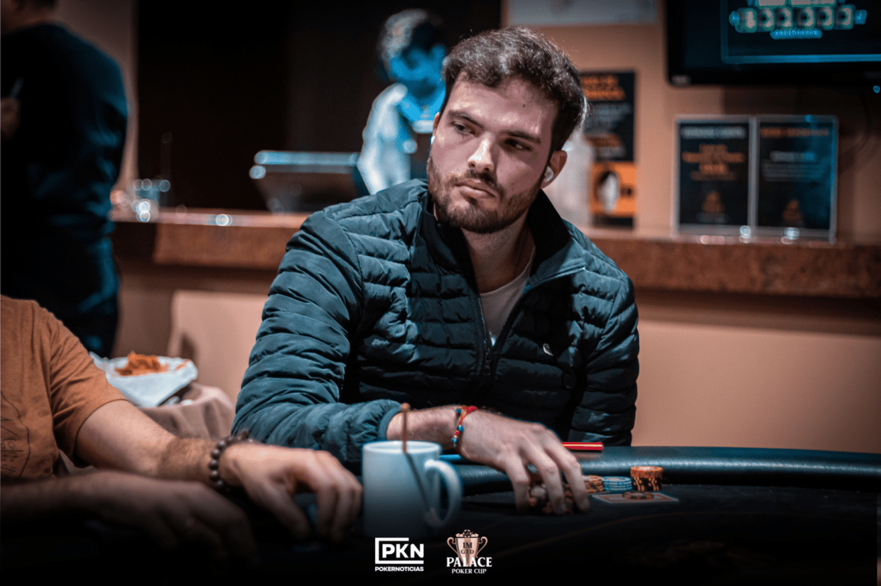 Hernández dominó la sesión inicial del Evento Principal en la Palace Poker Cup
