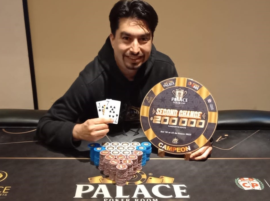 La Segunda Oportunidad fue la vencida para Lazcano en la Palace Poker Cup