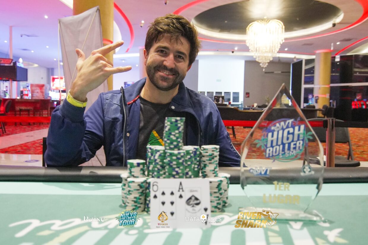 Andrés Campero es el campeón del High Roller del Nuevo Vallarta Tour 2023: cobró MXN$500K