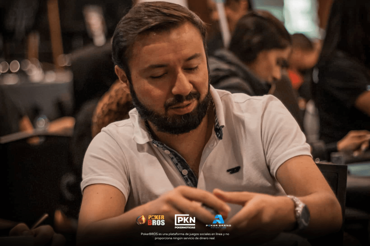 Fernando Gutiérrez fue el Chipleader en el día 1A del Evento Principal del Poker Grand Adventure Tour