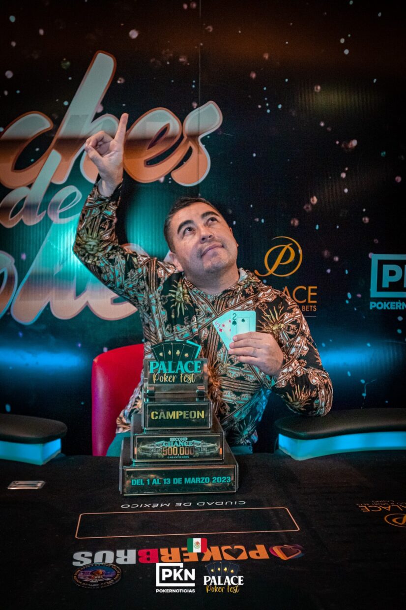 Núñez reclamó el último trofeo en el Second Chance con MXN$128.000