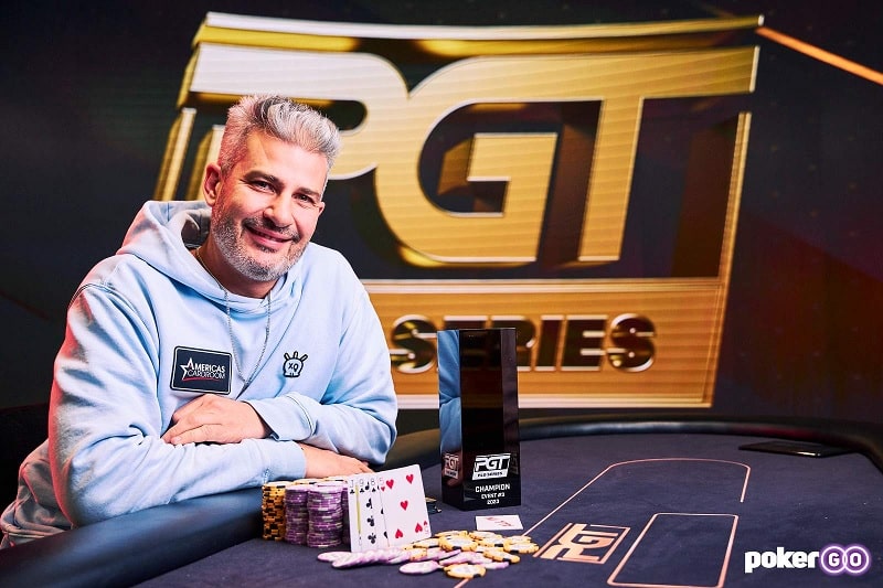 En las PGT PLO Series Barbero dio una nueva muestra de que su 2023 no tiene techo