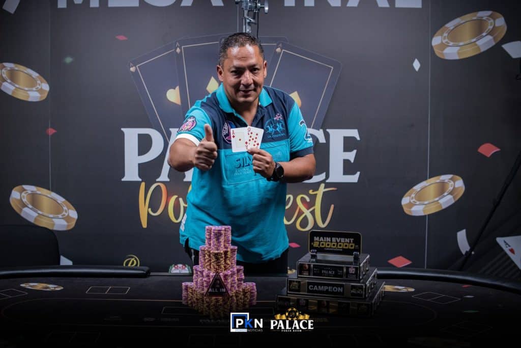 Jiménez tuvo su consagración como tiburón en el Palace Poker Fest