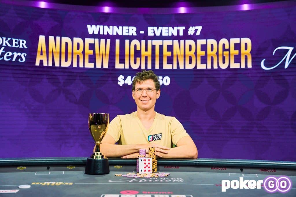 Lichtenberger pasó la prueba y logró su admisión entre los Poker Masters