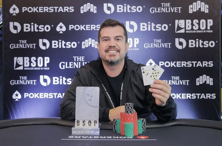 Borges alcanzó la cima del 1-Day High Roller en la jornada de apertura de las BSOP en San Pablo