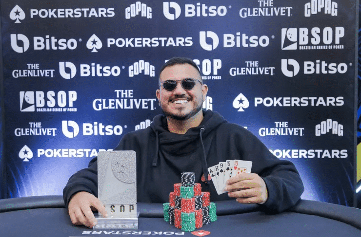 Morais levantó su primer trofeo en el circuito brasileño al imponerse en el PLO5 de las BSOP
