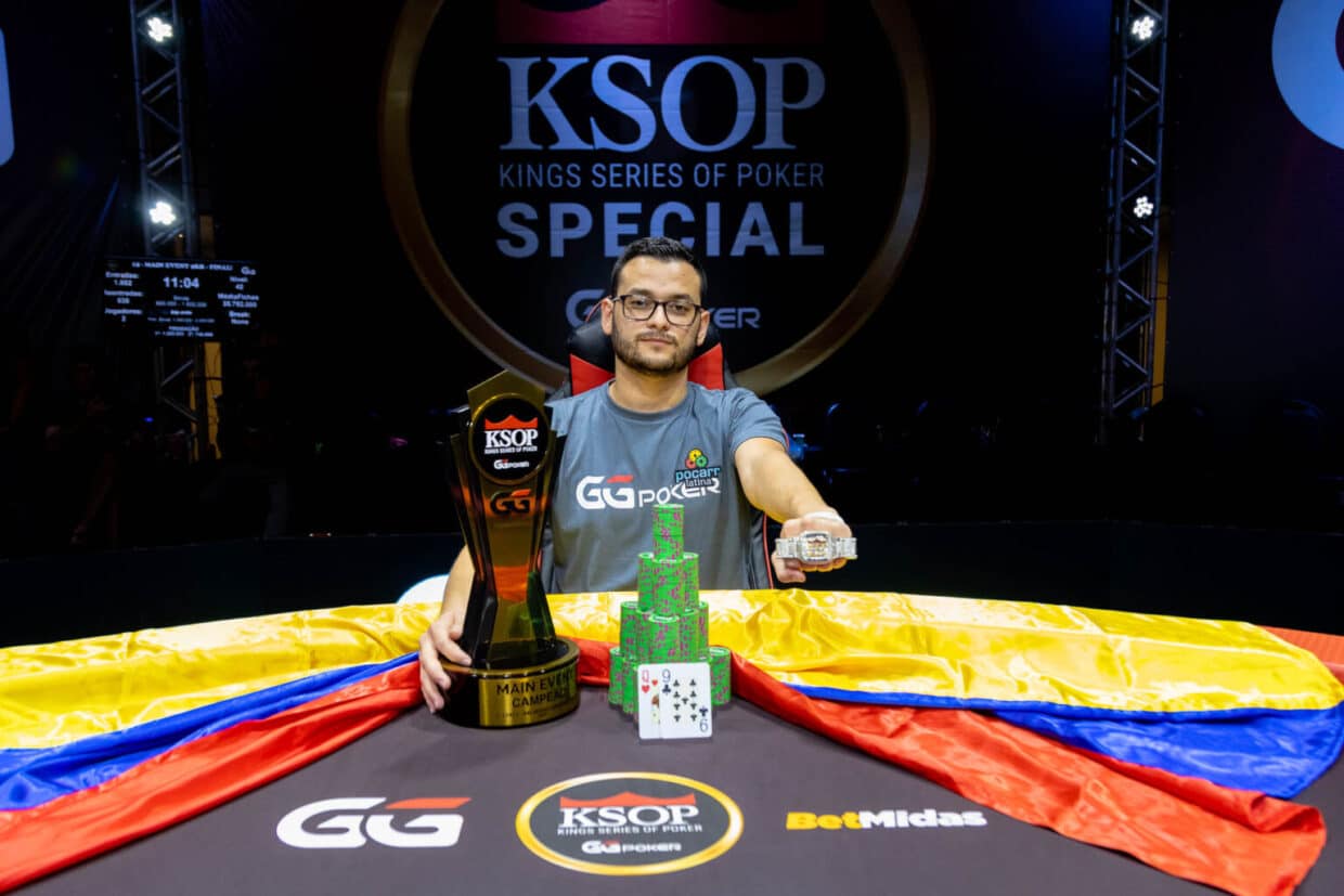 Pineda dio cátedra en Camboriú y se convirtió en el tercer colombiano en llevarse el brazalete de las KSOP