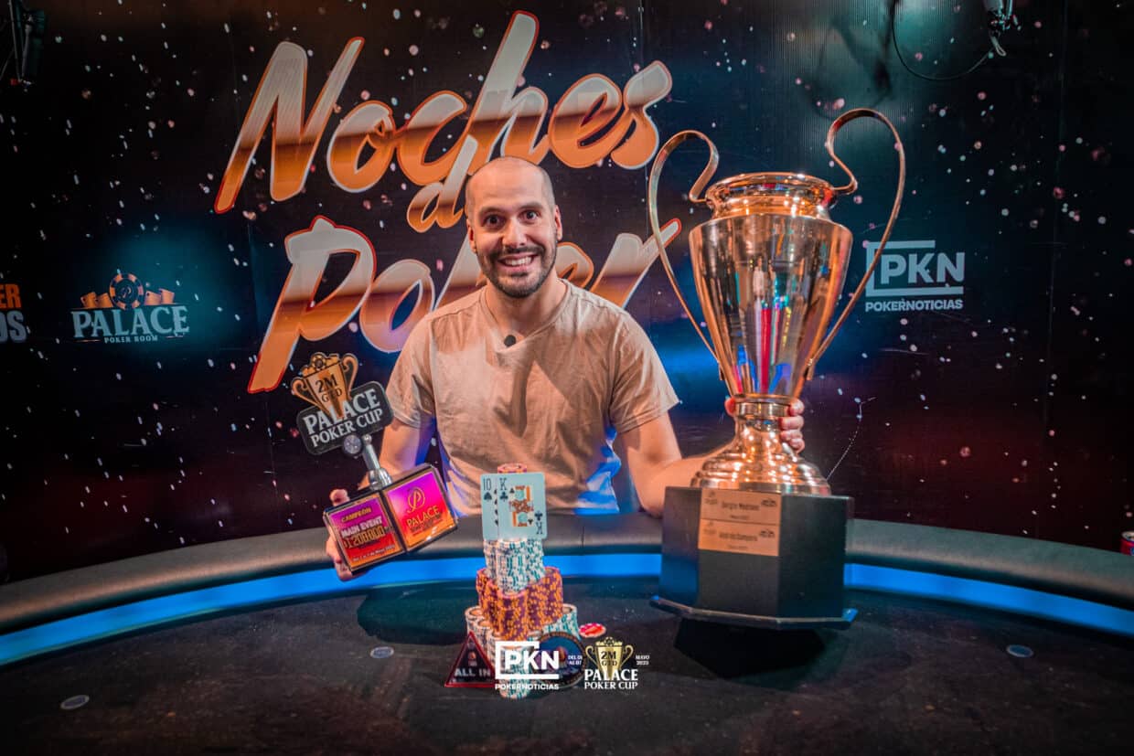 Uri Scholderle es el campeón del Main Event en la Palace Poker Cup