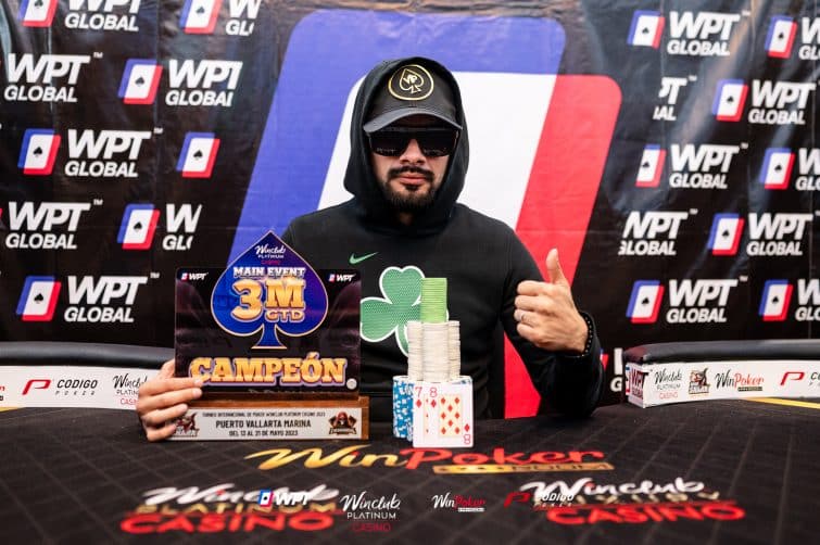 Fue Jorge Preciado quien se consagró campeón del Main Event del Winclub Platinum