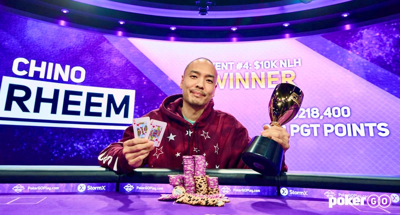 Rheem también consiguió su título entre los Maestros del Poker