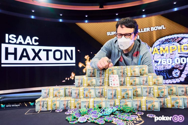 Haxton se convirtió en el primer bicampeón del Super High Roller Bowl en la historia