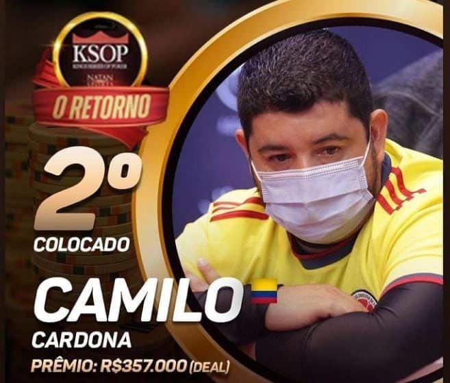 Camilo Cardona, Runner Up del KSOP